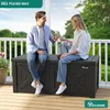 YITAHOME Aufbewahrungsbank 450L, Auflagenbox, Gartenbox mit Produktbild-Vorschau 3