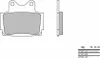 BREMBO Bremsbeläge Satz für YAMAHA MOTORCYCLES TZR 07YA1207 Produktbild-Vorschau 3