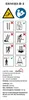 Safety and usage instructions for a ladder. Produktbild-Vorschau