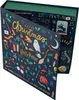 An open Harry Potter themed advent calendar with various magical illustrations and the text 'Happy Christmas' and 'Harry Potter Deluxe Advent Calendar'. Voir les images du produit