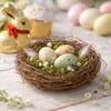 Osternest Weinreben 8 cm | Natur Deko Nest | Stroh‑ & Produktbild-Vorschau 3