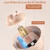 Close-up view of the internal components of a mini desk vacuum cleaner, highlighting its low-noise features. Náhled obrázku produktu