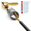 deleyCON 10 Stück Bananenstecker Set 90° Gewinkelt - Produktbild-Vorschau 3