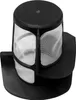 A close-up, top-down view of a black and white vacuum cleaner filter. Produktbild-Vorschau