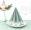 Airlaid Serviette Romantique in Eukalyptus, 40 x 40 cm, 50 Produktbild-Vorschau 5