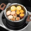 Parník s odklápacou rukoväťou – nerezová oceľ 304, Náhľad obrázku produktu 9