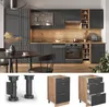 Mobiletto base per cucina Vicco Fame-Line Antracite-oro 50 Anteprima dell’immagine prodotto 3