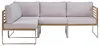 home24 Loungeset - 6-teilig - Webstoff / Teak Massiv Produktbild-Vorschau 4