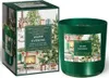 A Christmas-themed scented candle and its packaging. Náhľad obrázku produktu