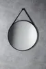 Aqualine STAGO Spiegel mit Lederband, Rund, Durch. 60cm, Produktbild-Vorschau 5
