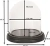 Clayre & Eef Glocke 17x14x18 cm Braun Holz Produktbild-Vorschau 2