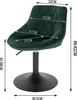 WOLTU Barhocker 2er Set Tresenhocker Barsessel mit Produktbild-Vorschau 7