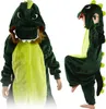 Dinosaurier-Einteiler-Kigurumi-Pyjamas für Kinder zum St. Produktbild-Vorschau 1
