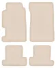 DURBAN Beige Velours-Fußmatten-Set für Honda Prelude IV Produktbild-Vorschau 1