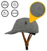 Vizorz SwitchCap Fahrradhelm - Grau woolly cap Produktbild-Vorschau 3