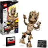 LEGO Marvel Ich bin Groot Spielzeug zum Bauen, Set mit Baby Produktbild-Vorschau 1
