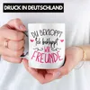Trendation - Tasse Beste Freunde "Du bekloppt, ich Produktbild-Vorschau 2