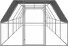 A wireframe view of an outdoor chicken coop. Náhled obrázku produktu