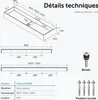 doporro Vasque à Poser Gris Noir Mat avec Bonde Lavabo de Voir les images du produit 7