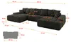 ALTDECOR Ecksofa mit Schlaffunktion und Bettkasten ENSI-U - Produktbild-Vorschau 5