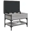 vidaXL Lavica na topánky sivá Sonoma 62x42x45 cm Materiál Náhľad obrázku produktu 4