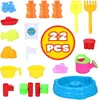 Eddy Toys Zand- en Watertafel - Bakje, Harkje, Schepje, Productafbeelding-voorbeeld 9