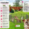 tectake® Enclos pour chiots Lisa 8 pièces, pliable Ancrage Voir les images du produit 24
