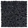 A black pebble bath mat on a white background. Produktbild-Vorschau