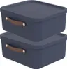 Rotho 2er-Set Aufbewahrungsbox 20 L Maloja - Kunststoffbox Produktbild-Vorschau 1