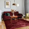 Tappeto extra morbido a base fine rosso bordeaux 160x230 Anteprima dell’immagine prodotto 2