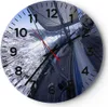 Wanduhr - Rund - Glasuhr - Boot Ozean Reise Yacht - 30x30cm Produktbild-Vorschau 1