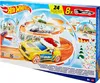 A Hot Wheels Advent Calendar box with a winter-themed design, featuring a toy car and race track elements. Produktbild-Vorschau