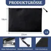 8 Stück Geldtaschen Banktasche Schwarz 23 x 18 cm Produktbild-Vorschau 2