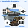 Střešní box COSTWAY 600 l, střešní kufr o objemu 600 l se 6 Náhled obrázku produktu 8