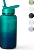 Trinkflasche 1L Sport Flasche Wasserflasche BPA frei grün Produktbild-Vorschau 1