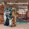 Tonecheer, DIY Book Nook, Trein/Train, The Steam Age Bookend, TQ125, 18x8x24,5cm Vista previa de la imagen del producto