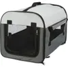 TRIXIE Hundebox Basic - dunkelgrau/hellgrau - 32 × 32 × 47 Produktbild-Vorschau 1