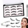 6 párů magnetických řas 3D magnetické řasy Přirozený vzhled Náhled obrázku produktu 3