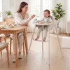 COSTWAY Hoogstoel voor baby's, kinderstoel met 2 Productafbeelding-voorbeeld 2