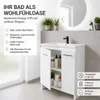 Badmöbel-Set Ronda 60 cm mit Keramikwaschbecken, 2 Türen, Produktbild-Vorschau 2