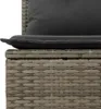 Modulares 7-teiliges Garten-Lounge-Set, Poly Rattan Grau, Produktbild-Vorschau 7