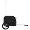 vidaXL Cani da rimorchio per bicicletta Tessuto Oxford nero Anteprima dell’immagine prodotto 5