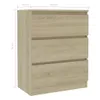 vidaXL Credenza rovere Sonoma 60x35x76 cm materiale a base Anteprima dell’immagine prodotto 7