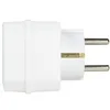 Logilink Steckdosenadapter 2x Euro und 1x Schukon weiß Náhľad obrázku produktu 3