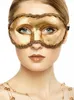 Colombina oro Venezianische Maske Produktbild-Vorschau 2
