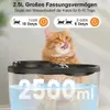 Trinkbrunnen, katzenbrunnen, 2.5L Haustier Wasserspender, Produktbild-Vorschau 3