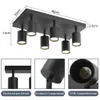 ZMH LED Deckenleuchte Schwarz 2ER Deckenstrahler: GU10 Produktbild-Vorschau 5