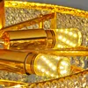 Vrygle Kristall Kronleuchter Oval Gold Vintage, Produktbild-Vorschau 15