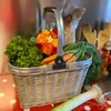 UNUS® Einkaufskorb Weidenkorb grau Alu-Griff,Klappbarer Produktbild-Vorschau 3