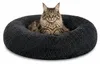 lionto Donut Katzenkissen, rundes Bett mit Plüschbezug & Produktbild-Vorschau 1